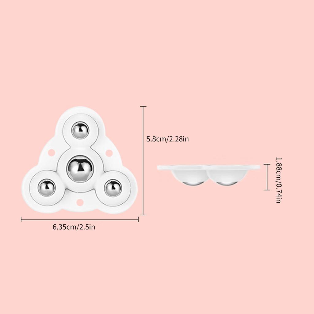 4 szt. Nie wiercić klejących się podstaw mebli kółka 360 stopni obracające się kółka kulowe przyklejane do mebli do sofy i łóżka