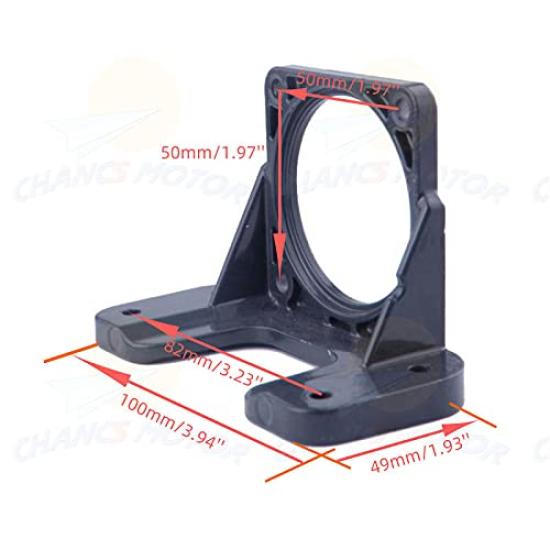 CHANCS 60KTYZ 110V Metal Gear Rotating Barbecue Turntable Gear Reducer Motor with Holder Bracket and Power Cord Switch Plug 100-120RPM