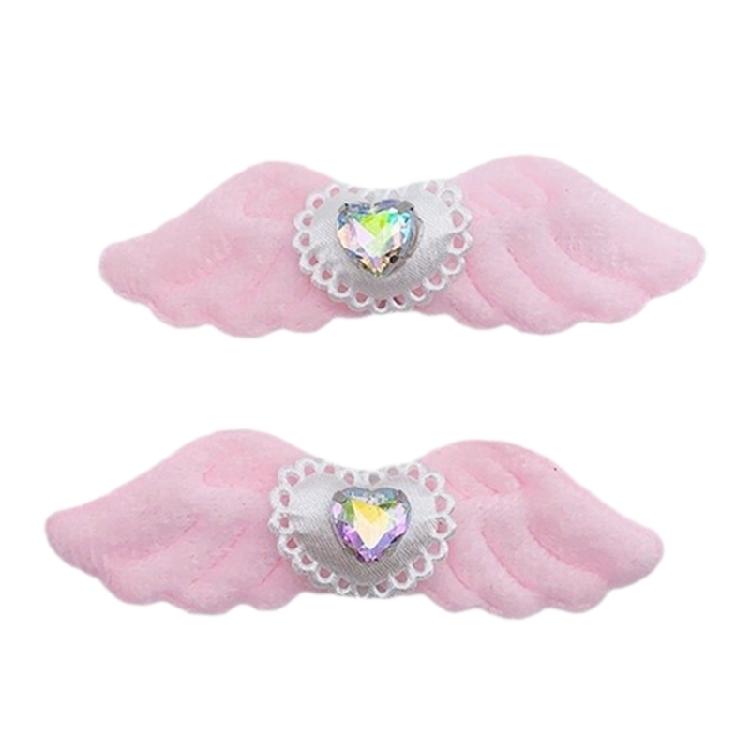 Plush Wing Hair Pin Teen Adult Carnivals Ponytail Braids Comfortable Hair Clip