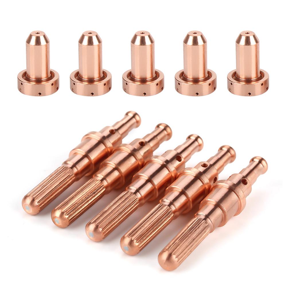 5pcs 98215 Electrode   5 Pcs 9 8212 Nozzle Tips Consumable for SL60 100 Plasma Torch