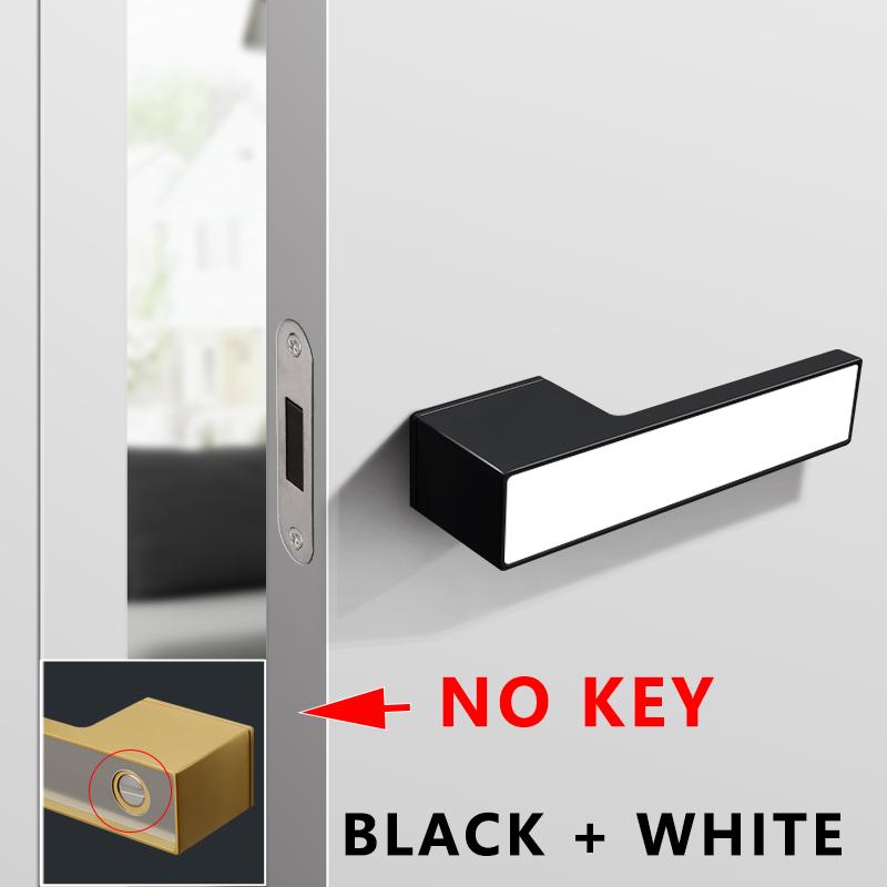 TOPKNORR Room Door Lock Indoor Magnetic Mute Ecological Door Lock Wooden Door Bedroom Toilet Household Door Lock Door Handle
