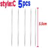 10/S Beading Needles Seed Beads Needles Big Eye Diy Beaded Collapsible Beading Pins Open Needles For Jewelry Making Tools