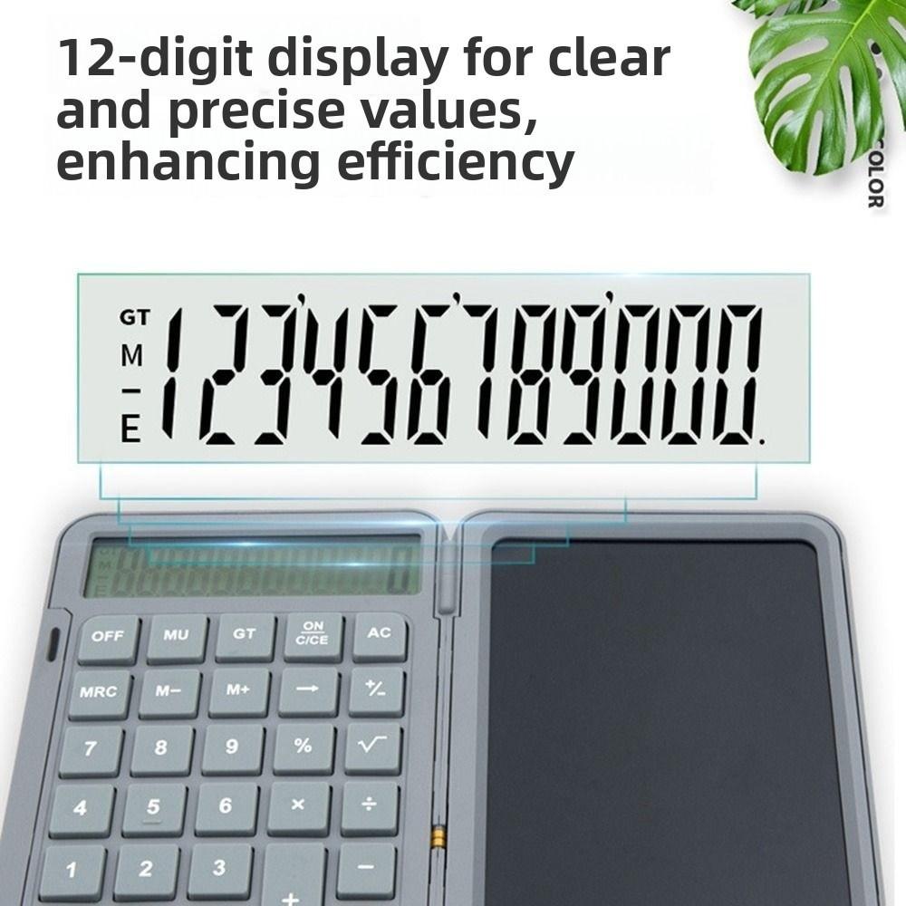 Large Screen Display Scientific Calculator 2in1 Office LCD Drawing Pad  Finance Accounting Tool