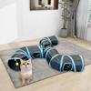 Cat Toy Tunnel Indoor Cat Hide Interactive Play Tunnel Tube Toys Fun Foldable Cat Hideaway Play Toys for Rabbits Puppy Kitten