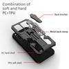 KEYSION Shockproof Armor Case for Redmi Note 11 11S Global Version Stand Back Clip Phone Cover for Xiaomi Redmi Note 11 Pro 5G