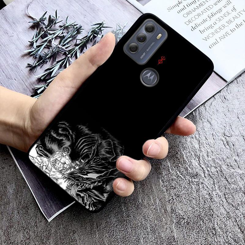 Berserk Guts Phone Case For Motorola Moto G Stylus 5G G Play G Power G 5G G Pure E20 E32 E40 E13 Edge 50 Pro 50 Fusion
