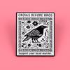 Funny CROWS Enamel Pin Cartoon Badges Punk Jewelry Cosplay Accessories Toys Gift for Backpack Clothes Hat Lapel Pins Brooch