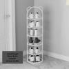 Multi Layer Shoe Rack Storage Rack, Sturdy and Durable Small Space Shoe Tower, Independent, Adjustable, Easy To Install
