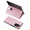 Pour Z Fold7/6 Étui Magnétique de Luxe pour Téléphone Portable à Rabat sans Fenêtre Intelligente de Veille Pliable en Trois Cuir Style Officiel