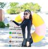 Plus-Size Women's Two-Piece Diving Suit, XL, Long Sleeves & Pants, Sun Protection, Slimming, Jellyfish-Resistant, 5-Piece Set
