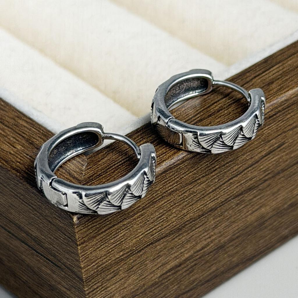 Xiaomi 925 Sterling Silver Earrings For Women Trendy Geometric Vintage Twist Earring Jewelry Prevent Allergy Party Gift Accessories