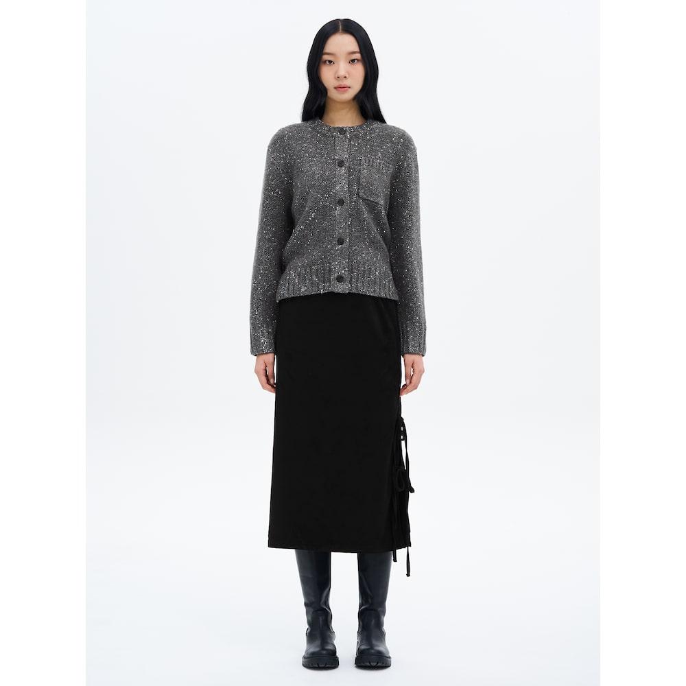 8SECONDS Suede String Skirt Black