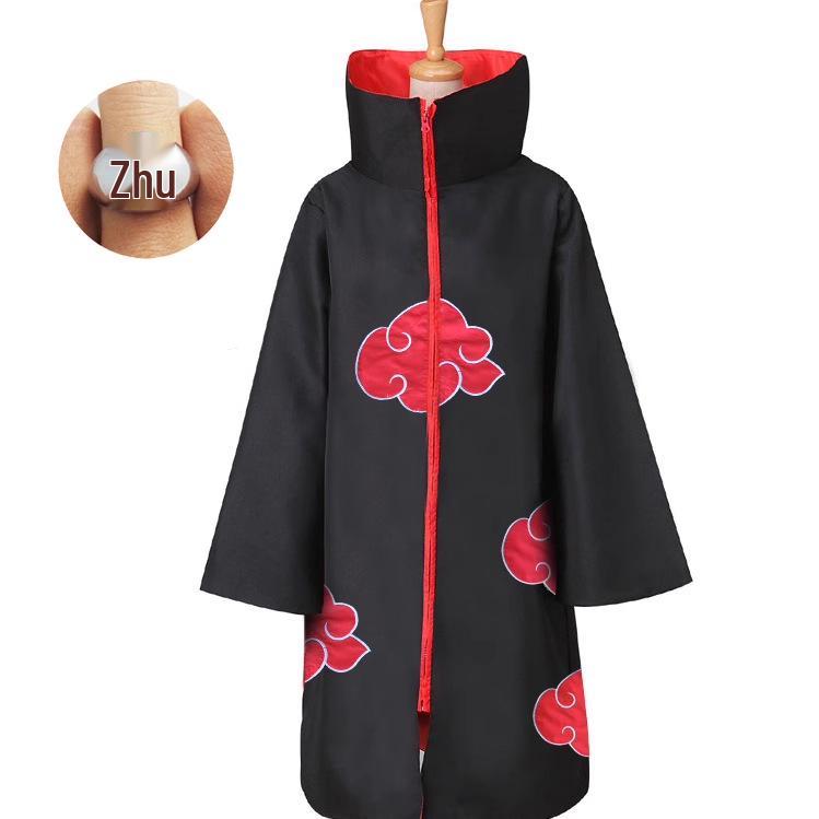 Naruto Akatsuki Cloak Cosplay Costume: Uchiha Itachi, Deidara, Sasori, Obito, Tobi, Fourth Hokage Edition