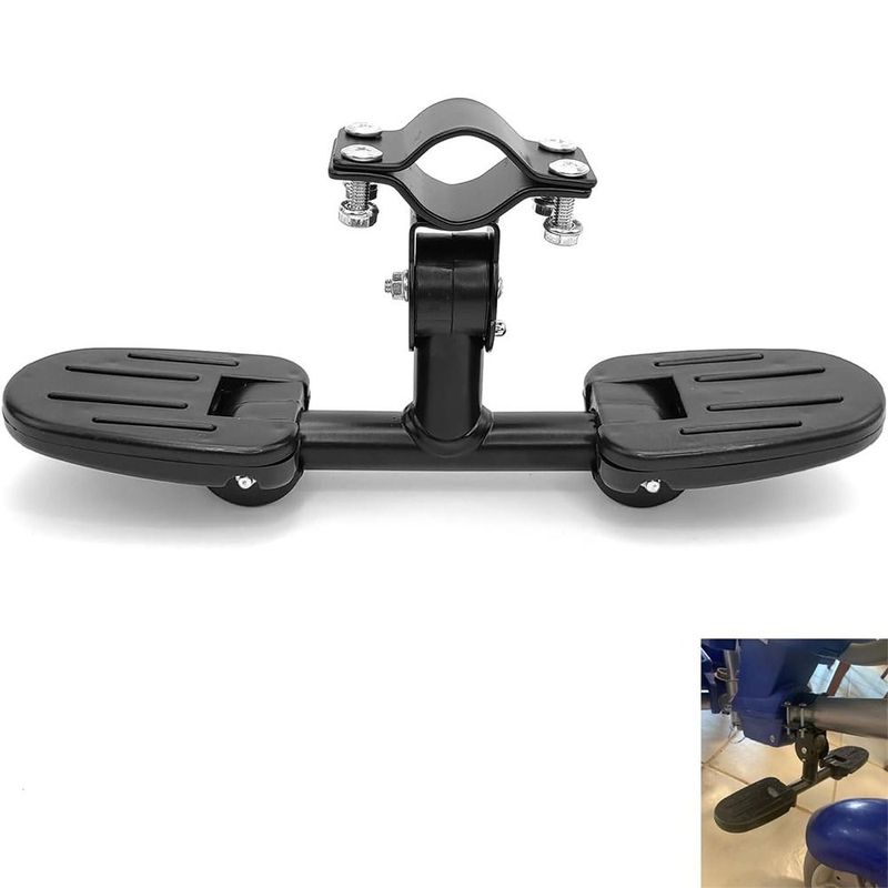 Caliente con Reposapiés Plegables Pedal Reposapiés Universal Negro Reposapiés para Bicicleta de Equilibrio para Niños Pequeños Reposapiés para Patinetes con Asiento