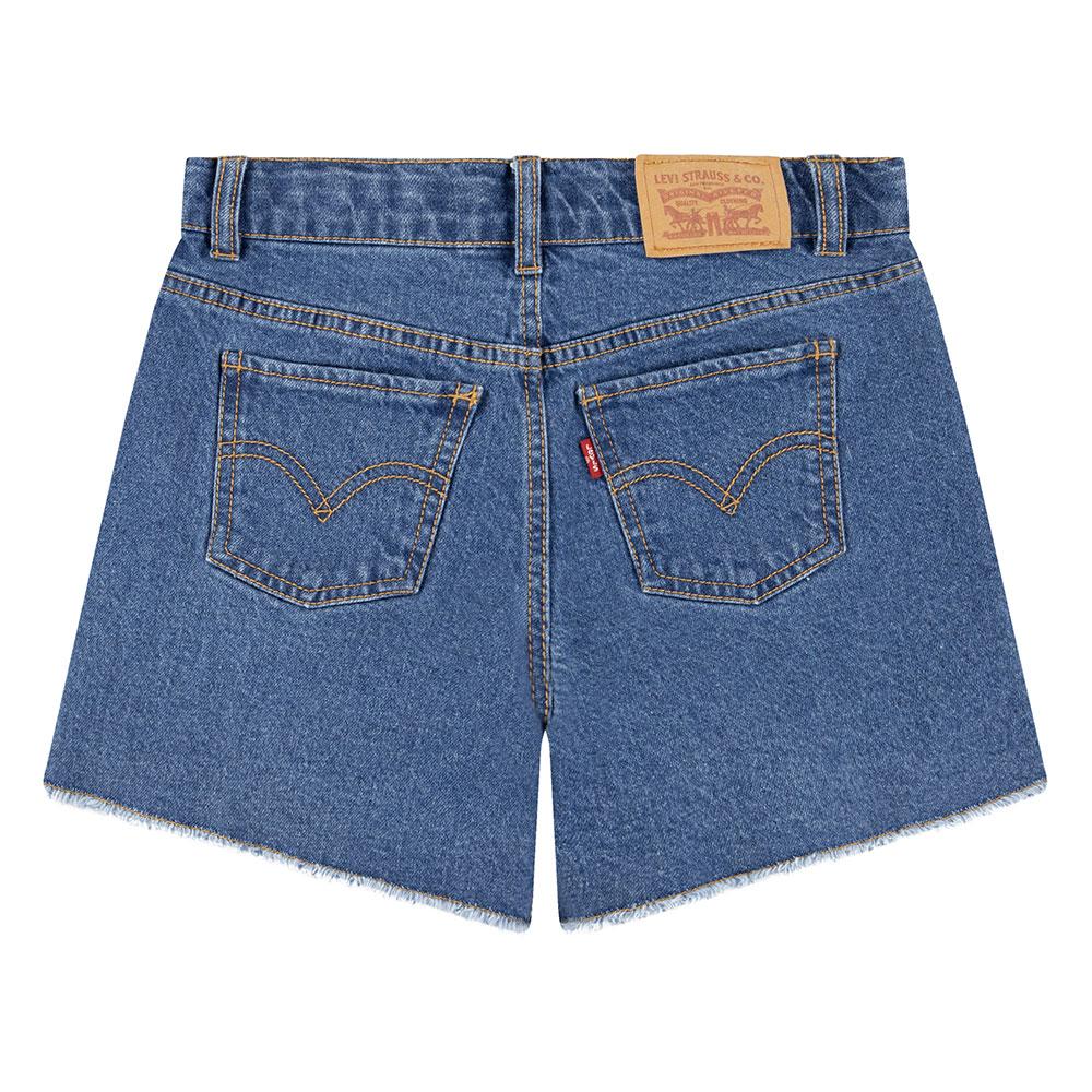 Levi-s Kids Shorts A Line High Waistline Blue 1