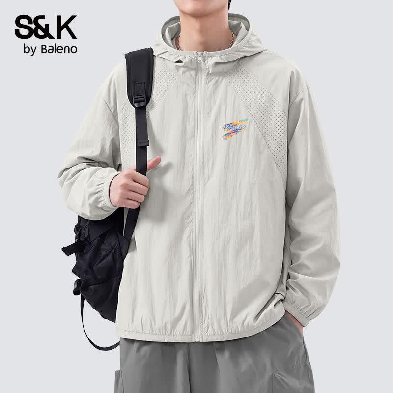 Baleno Men s Breathable UPF 50+ Sun Protection Hooded Jacket XL