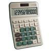 Mechanical Calculator 12 Digit Large LCD Display Big Buttons Easy To Press Compact Size Portable Colorful Calculator