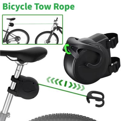 S hákem Lano pro trakci jízdního kola Elastický popruh Lano pro přívěs MTB Tažné lano pro cyklistiku Horský bike