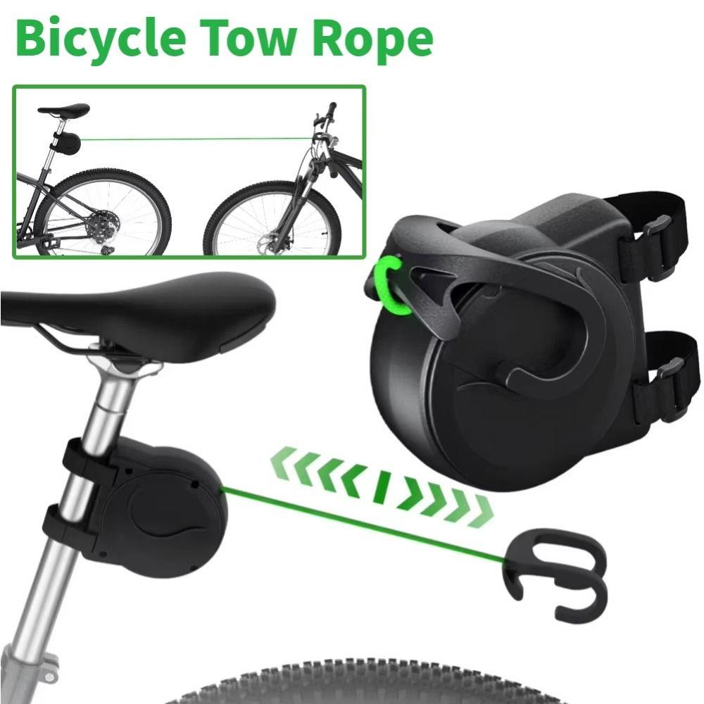 Elastic Strap Cycling Tow Rope with Hook MTB Trailer Rope Bicycle Traction Rope  Mountain Bike