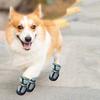Fashion Soft Dog Mesh Shoes Breathable Comfortable Mesh Pet Shoe Cover with Zipper Wear-resistant Dog Walking Boots Cats