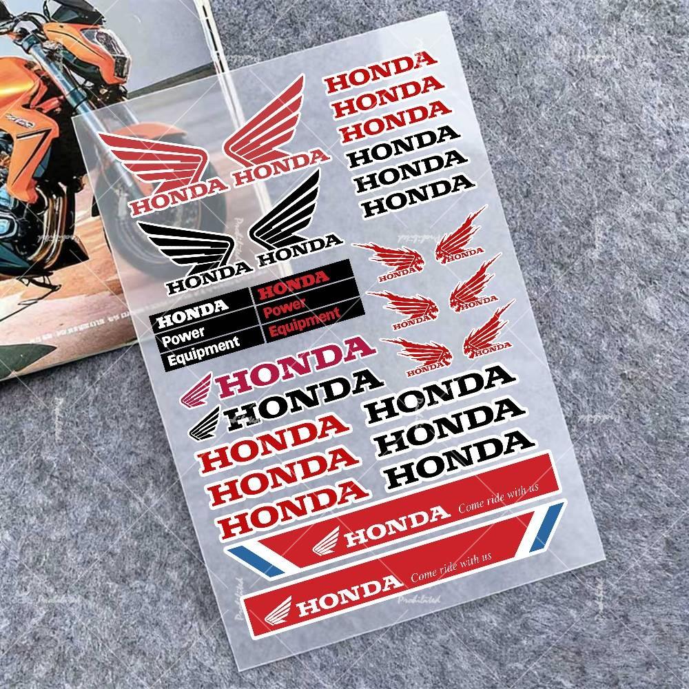 AAADK1 Fashion For Honda Stickers Moto Sticker Auto Body Bumper Windows Motorcycle Laptop Walls Vinyl Decal Car Tuning Accessories 20x30cm