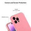 Coque - E.F.CONNECTION - pour iPhone 14 Pro Max - Rose - Protection Intégrale 360° - Antichoc en Silicone