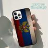Autumu Moscow Russian Flag Bear Phone Case Cover for iPhone 17 Air 16 16e 15 12 11 13 14 Pro Max Apple Plus Coque