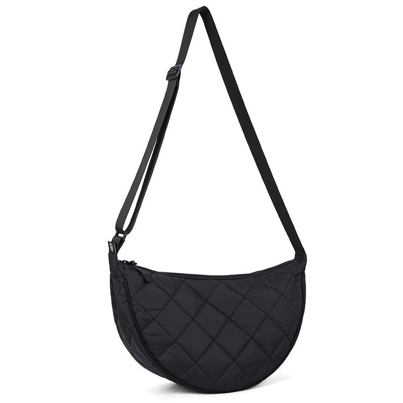Women's Trendy Nylon Dumpling Bag - Large Capacity Shoulder/Crossbody for Autumn/Winter 2025