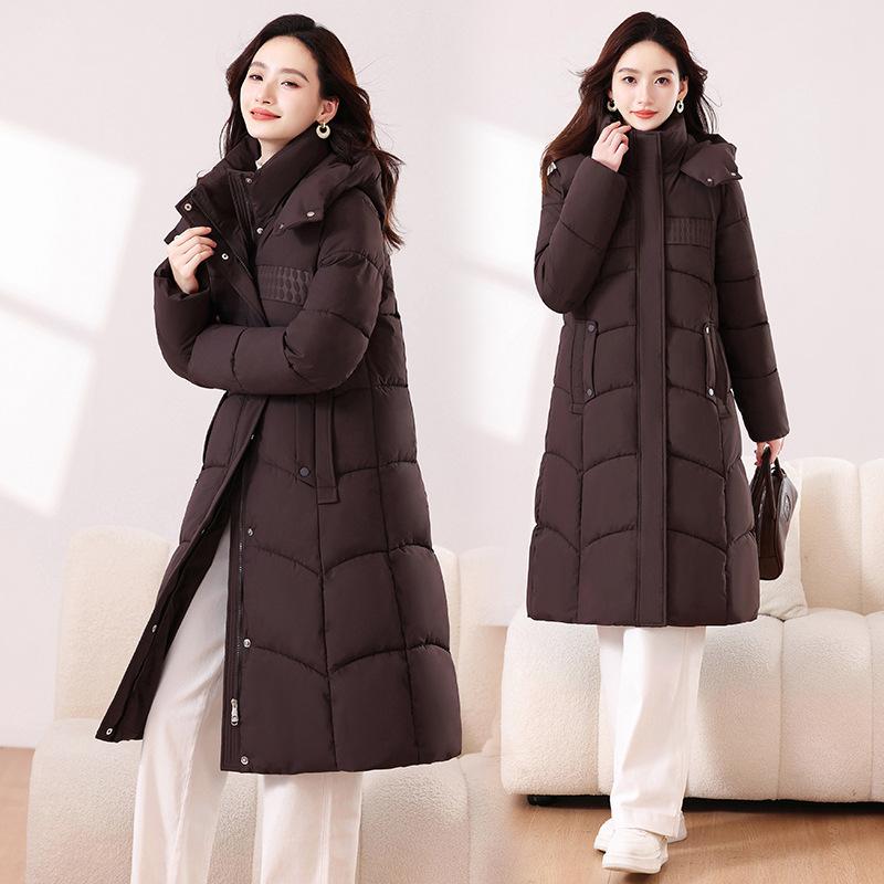 New Winter Down Cotton-padded Clothes for Women, Medium and Long, Large Size Loose Foreign-style Cotton-padded Clothes, Warm Cotton-padded Jackets, Th