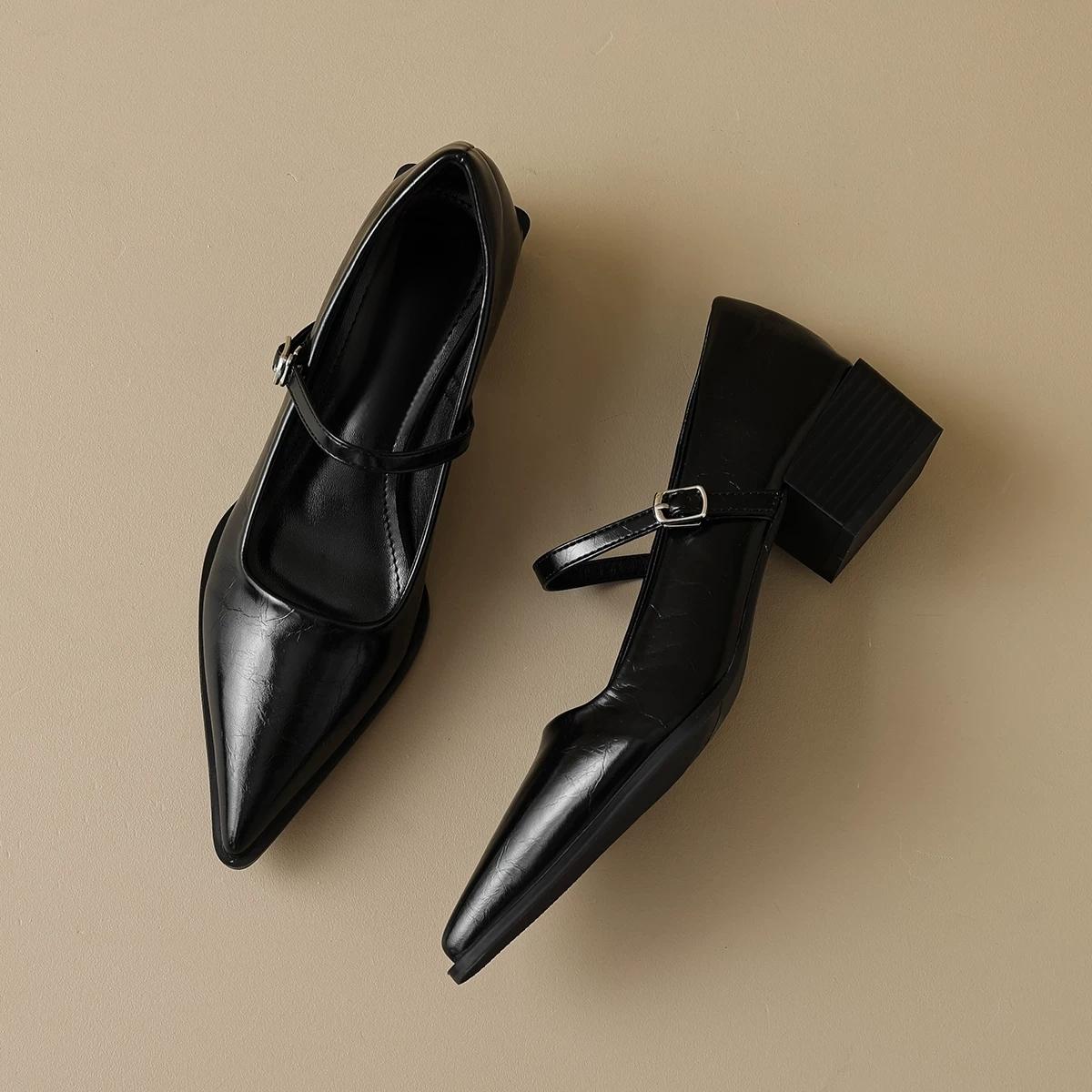 

Women s Pointed Toe Heels Sexy Silver 5cm Square Heel Microfiber Leather Upper Rubber Women Sole Heels Latex Insoles Shoes Women 35 чорний