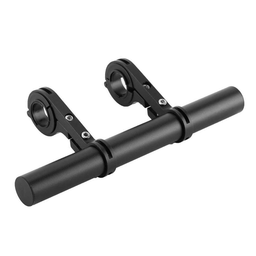 Aluminum Alloy Bike Handlebar Extender 30cm Double Clamp Bicycle Handlebar Bracket Lightweight for 25.4/31.8 mm Handlebar