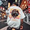 T-shirt da Uomo in Cotone a Maniche Corte Estiva Oversize Larga Traspirante Grafica Palestra Streetwear Selvaggio Y2k Harajuku Abbigliamento Goth