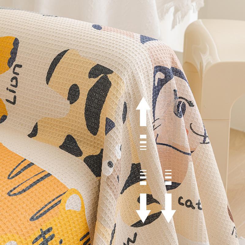 Полотенце для дивана из хлопка и льна — фото 4