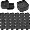 32/8pcs Furniture Risers Adjustable Bed Risers Square Stackable Bed Raisers Blocks Lift Height 1", 2" or 3" For Table Desk Couch