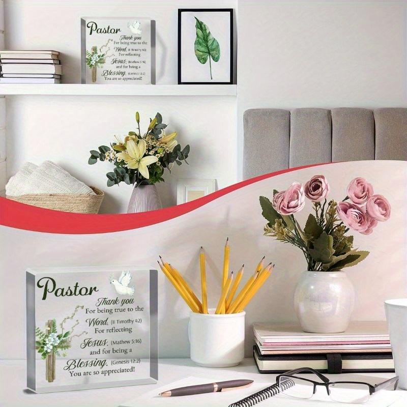 1 Stück, Geschenk für Pastor Pastor Anerkennungsgeschenke Dankeschön-Geschenk für Pastor Inspirierende Pastor-Geschenke für Männer Frauen Prediger