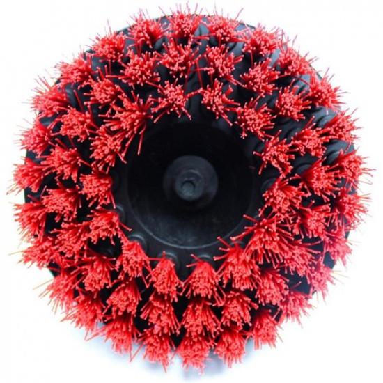 Medium-Duty Upholstery Carpet Brush with Drill Attachment -Removes and Scrubs 5"