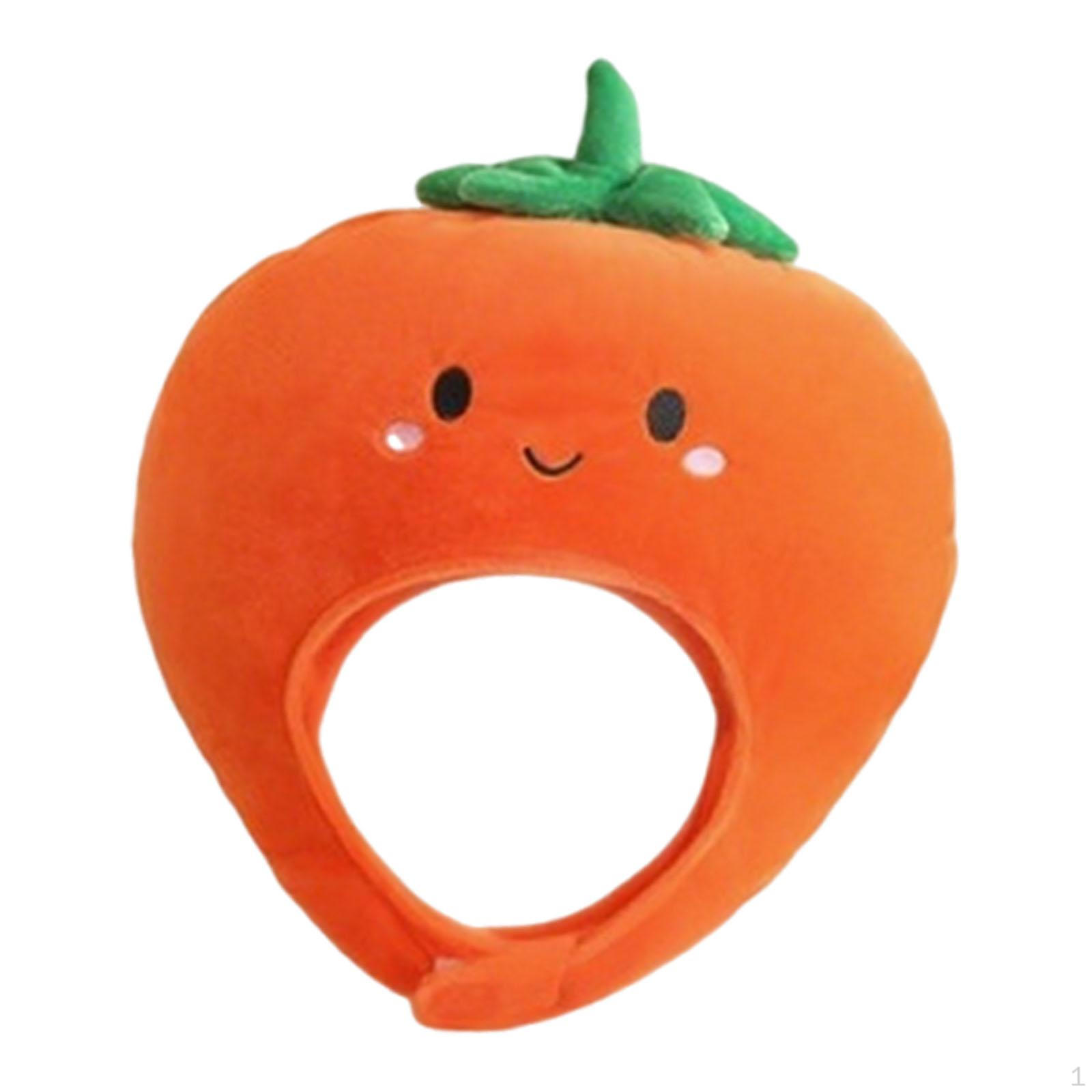 

Tomato Hat Costume Hilarious Prop Halloween Decor for Christmas Festival Winter