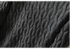 Men's Heavyweight 100% Wool Cable Knit Pullover Sweater