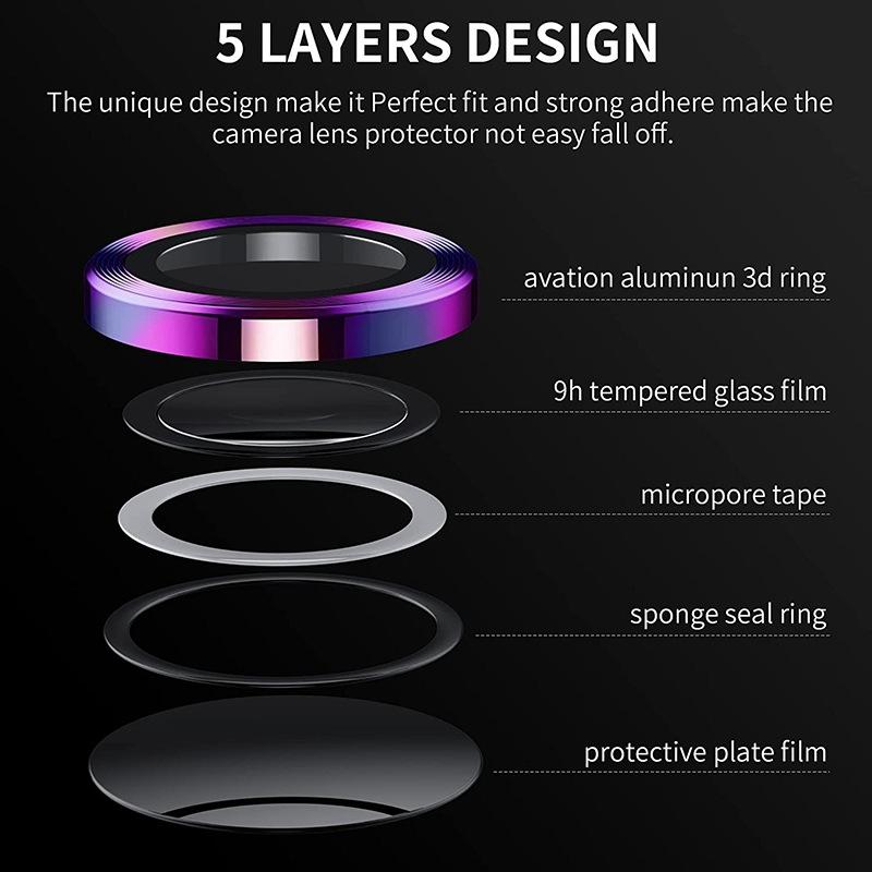 Metal Lens Ring For Samsung Galaxy Z Fold 6 4 5 Camera Protector Protective Glass Back Lens Cap Cover Case for Z Fold5 Fold4