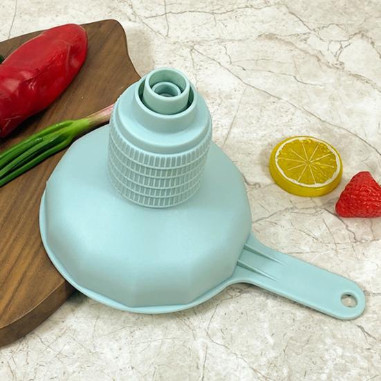 7-in-1 Wide Mouth Funnel Set Kitchen Funnels with Removable Strainer Plastic Wide Mouth Funnel for Filling Bottles Liquid Transfer