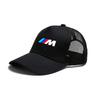 BBIG5 Pure Cotton BMW M Car Logo Fashion Baseball Cap Outdoor Breathable Mesh Hat Men's and Women's Game Summer Sunscreen Accessories
