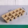 10Cells Biodegradable Paper Pulp Seed Starter Tray Nursery Pots Eco Friendly Seedling Growing Cups Gardening Planting Supplies