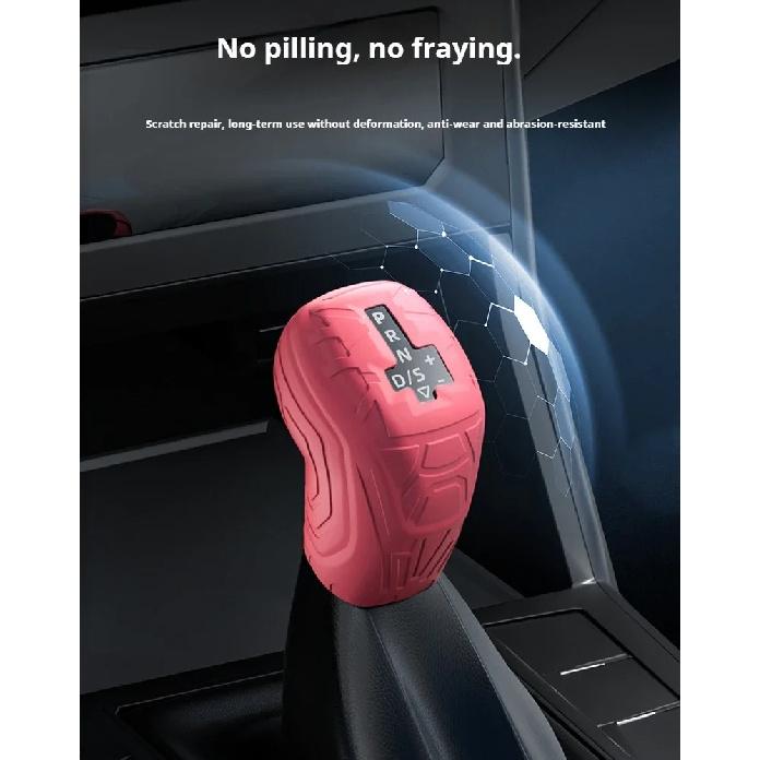 For Volkswagen Tacqua Car Silicone Automatic Gear Shift Knob Cover Tasteless Antislip Shifter Knob Protective Cover