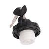 Universal Car Fuel Tank Cap Locking Fuel Tank Cap Dust Cap Diesel Trucks Replace Fuel Tank Cap with 2 Key Automotive Accessories