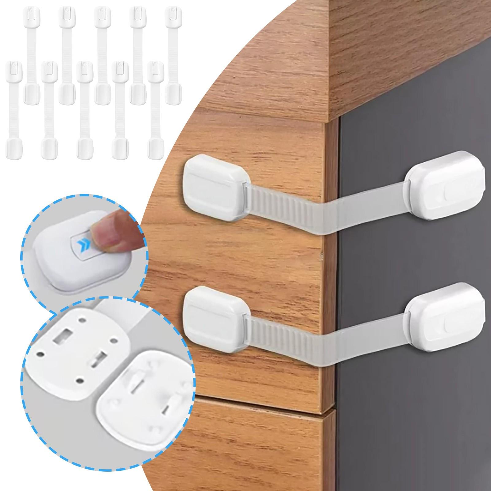 

10 упаковок замков для шкафа для детской кухни, магнитные защелки для шкафа с защитой от детей