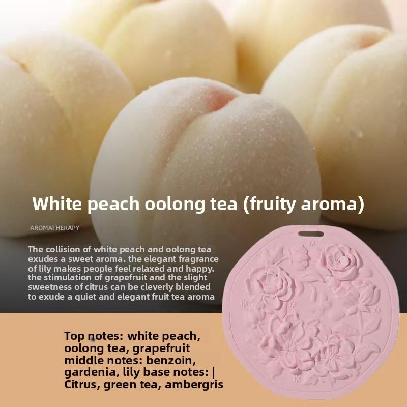 

Ароматические восковые пластины для автомобиля, Диффузорные камни, Растительные эфирные масла, Беспламенная ароматизация, Ароматерапия для спальни, Стойкий аромат, Аромат для дома White peach