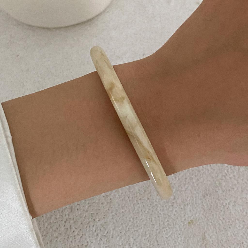 Ingemark 4 Styles Creative Vintage Resin Bangles For Women 2026 Trendy Party Birthday Beach Charm Bracelet Jewelry Accessories