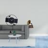 Minimalist Wall Clock Vintage Resin Figurine Retro Ornament for Living Room Kitchen Study