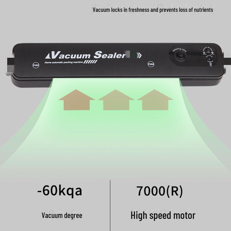 Mini Automatic Vacuum Sealer - Compact Kitchen Fresh-Keeping Machine