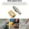 5000 PSI High Pressure Sewer Nozzle - 1/4'' Quick Connect Multi-Port Spray High Pressure Jet Tool